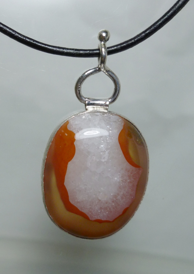 Carnelian orange agate talisman pendant jewelry hand carved by Billy Mason. Rare Agate gems stones gems crystals rocks